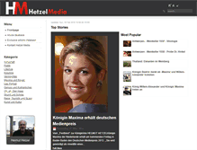 Tablet Screenshot of hetzelmedia.com